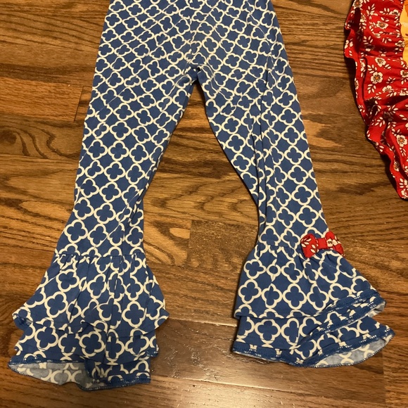 Girls Thanksgiving turkey dress. Fall dress. Eleanor Rose 4T. - Picture 3 of 7